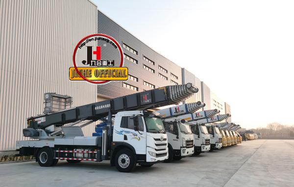 Truck Mounted 32m 36m 45m 65m Aerial Platform Ladder Truck For House Moving Goods Lift And Download Basket