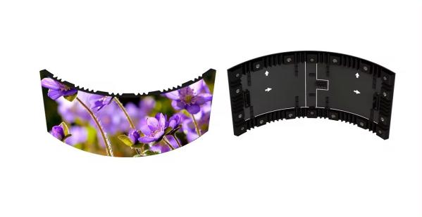 Preço mais baixo Ecrãs de display LED de parede suave Ecrãs flexíveis de LED interior LED vertical Ecrã de pixels de cores completas