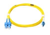 LC Sc 3.0mm Duplex Fiber Cable Sm Simplex 9/125 Fiber Optic Patch Cord