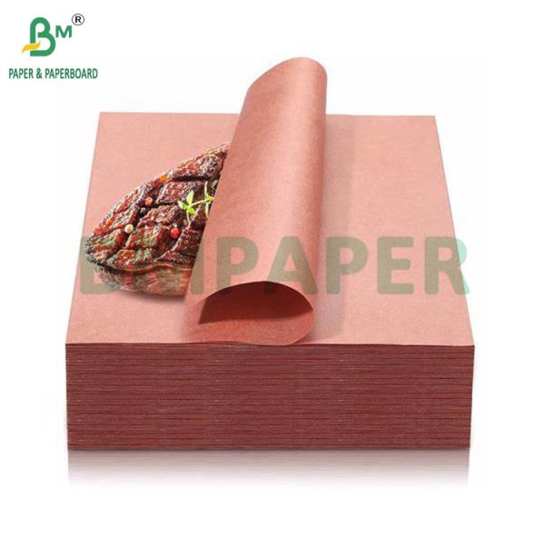 60gsm 65gsm Peach Butcher Paper Food Wrapping Paper For BBQ Smoking Meat