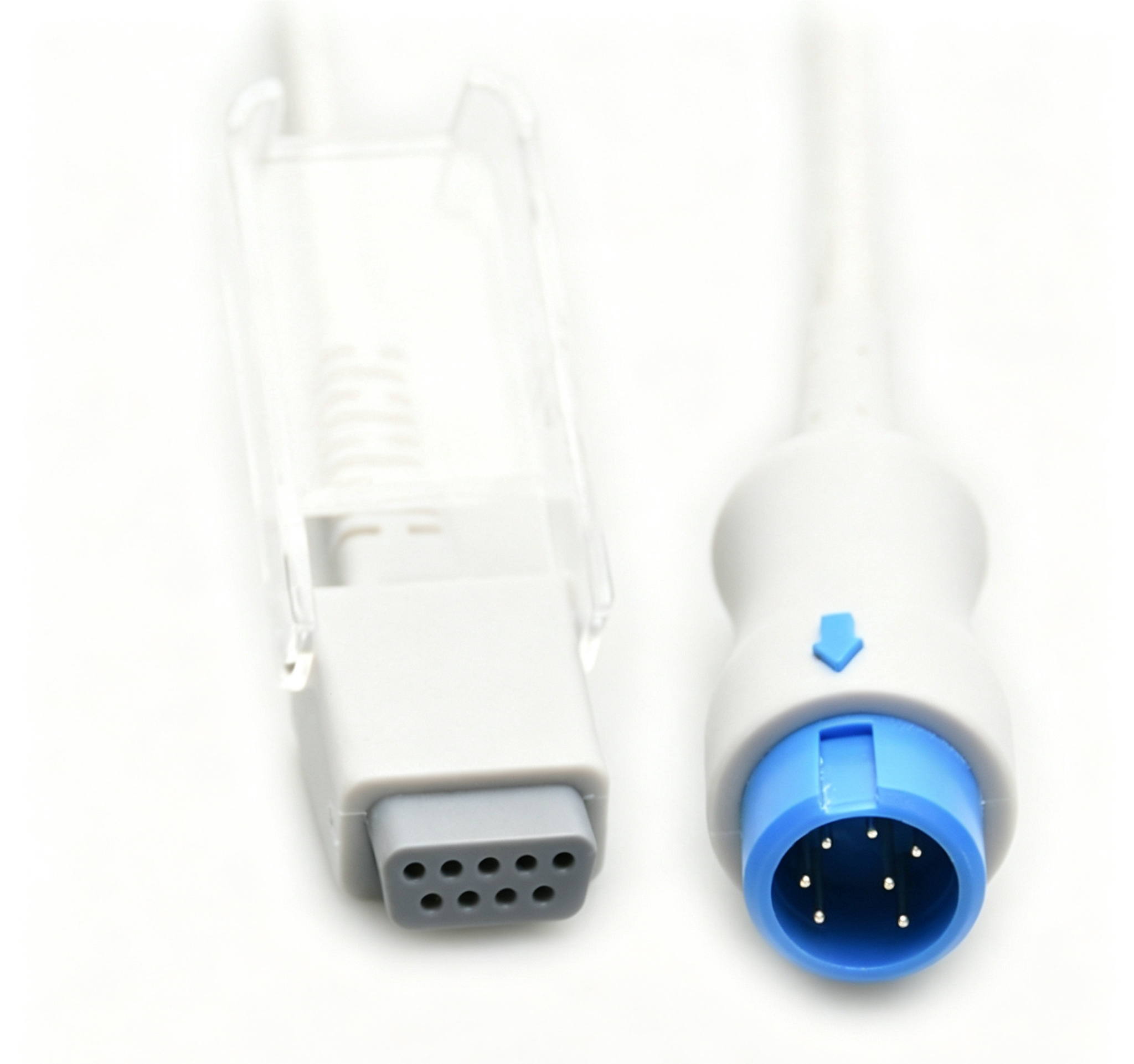 2.4m Reusable SPO2 Sensor 7 Pin To DB9 Pin SPO2 Sensor Extension Cable Compatible With Mindray T5 T8