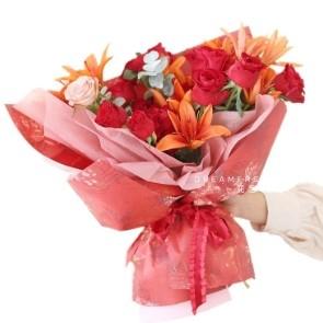 Dream Back Garden Flower Packaging Printed Paper Three-dimensional Pattern Small Fragrance Series Packaging Paper Materials