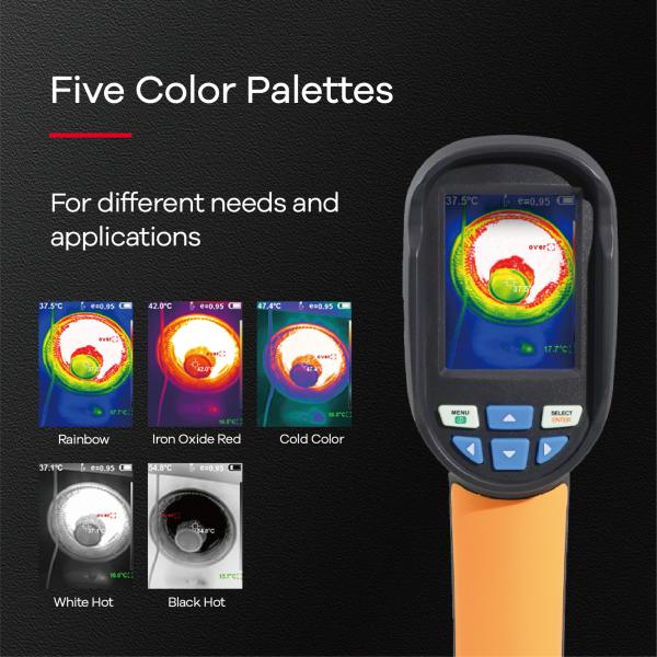 High Resolution Portable Infrared IR Thermal Imaging Camera for Water Pipe Leak