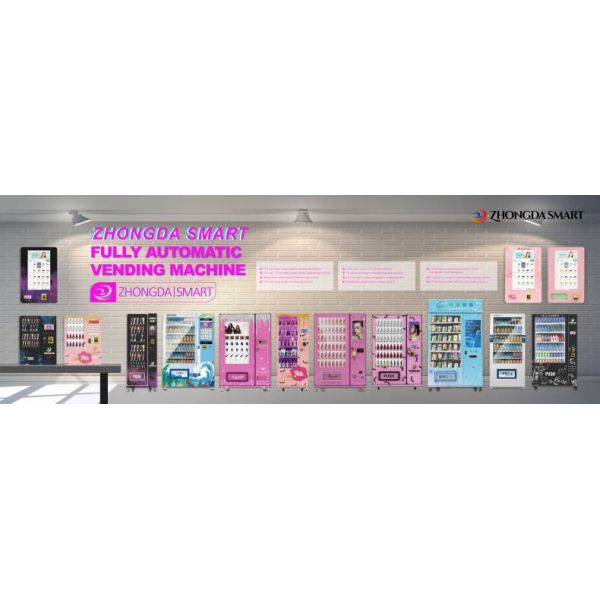 Zhongda LED Lash Lipgloss Vending Machine Cosmetic Vending Machine with Customized Design