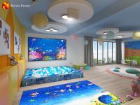 Simulador interactivo de la máquina de juego de la realidad virtual 9d para el patio interior