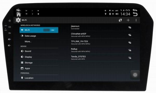 Ouchuangbo car gps navigation big screen android 4.4 for Volkswagen Jetta 2013 support  16GB Flash HD 1024*600 3g wifi