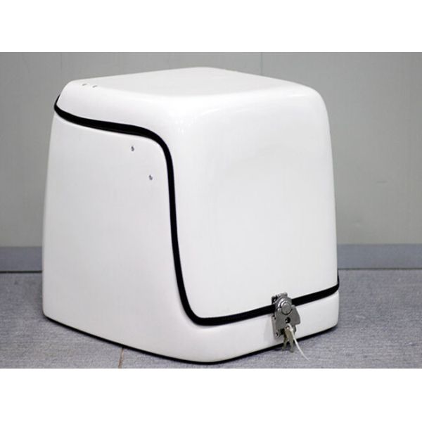 Durable Motorcycle Delivery Box , 67L Fiberglass Reinforced Pizza Delivery Box For Motorcycle