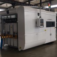 Heavy Duty 14.5~15.5T Corrugated Cardboard Die Cutting Machine With 980mm Cutting