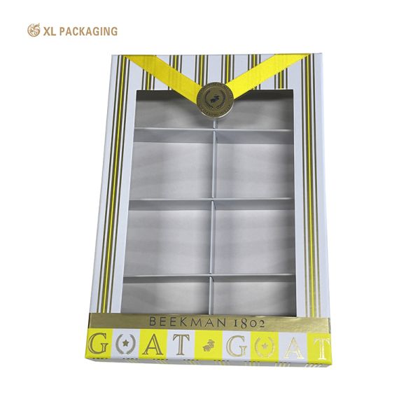 Custom Logo Eco-friendly Cosmetic Window Box with Pantone Printing for Perfume and Skincare