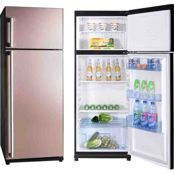 Bcd-468CZ двойная стеклянная дверь верхний вертикальный морозильник холодильники 468L Большая вместимость