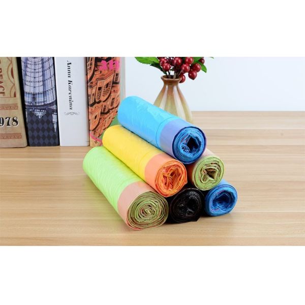 100% Compostable Small Drawstring Garbage Bags Colored Scented For Cars