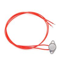 KSD301 Interruptor térmico termostático Interruptor de control de temperatura con disco de ajuste de alambre para el refrigerador impermeable