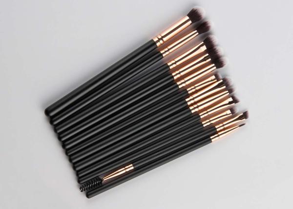 Vegan Synthetic Hair Makeup Brushes 27Pcs With Forest Wood Handle