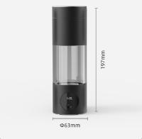水素濃度の230mlの水瓶 3000ppb 5000ppb合金ホイジング H2水杯 健康とスポーツのためのWeizi