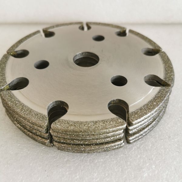 Electroplated Diamond Grinding Wheel 105/125/145mm for Sharpening Steel Chainsaw Chains