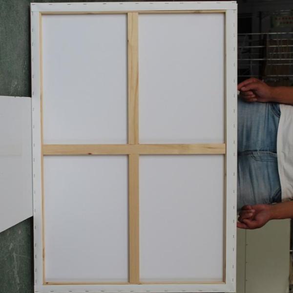 Tissu en coton étiré de 60x100 cm pour peinture à l'huile acrylique