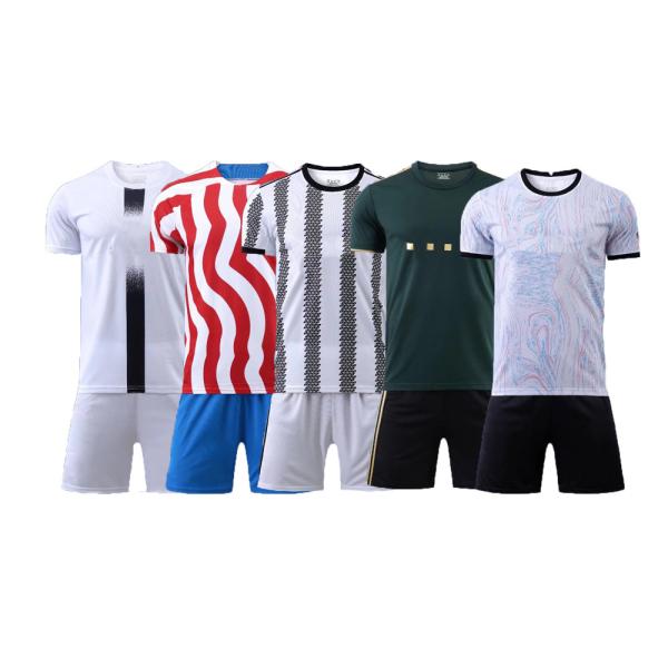 Unisex Youth Soccer Uniforms , Multicolor Polyester Soccer Jerseys