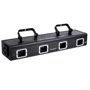 Professional Full Color Animation 4 Eyes Moving Head Beam Disco Party DJ Laser