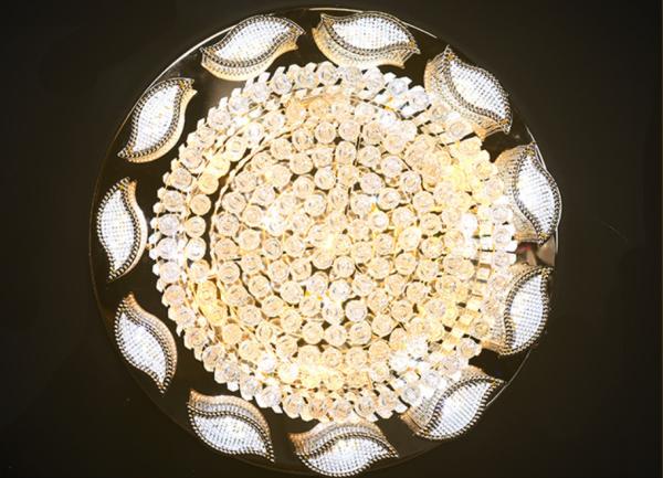 Elegante luxo moderno cristal teto luz para casa design casamento hotel