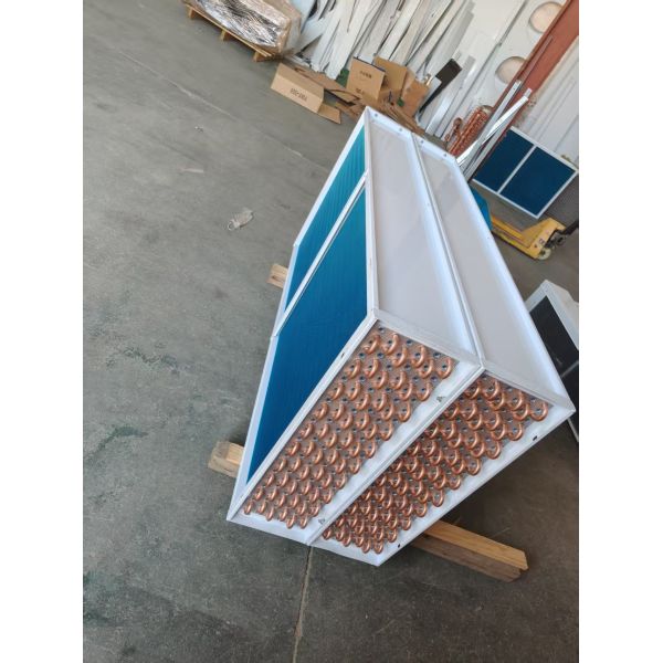 Hot Sale Factory Air Cooled Condenser Aluminum & Copper Tube High Efficiency Refrigeration Parts for Automobile Air Conditioner