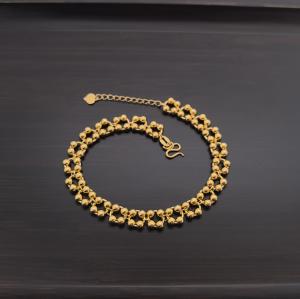 Precious gold bracelet different style jewelry .