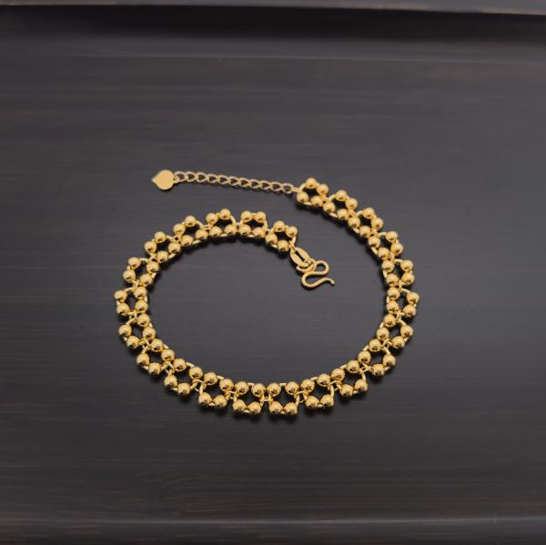 Precious gold bracelet different style jewelry .
