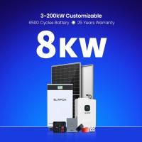 Systèmes d'énergie solaire hybrides hors réseau pour la maison, toiture résidentielle 3KW 5KW 6KW 8KW 10KW 15KW 20KW