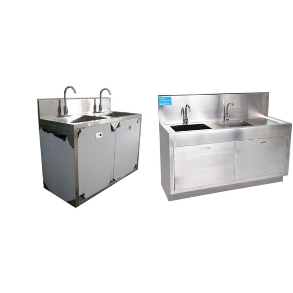 Knee/Foot/Infrared Sensor Surgical Scrub Sink for Hospital Made of Stainless Steel
