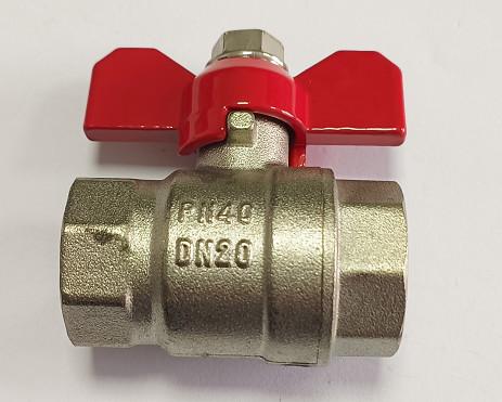 Dn15 Forged Brass Ball Valve T Handle Chrome Plated