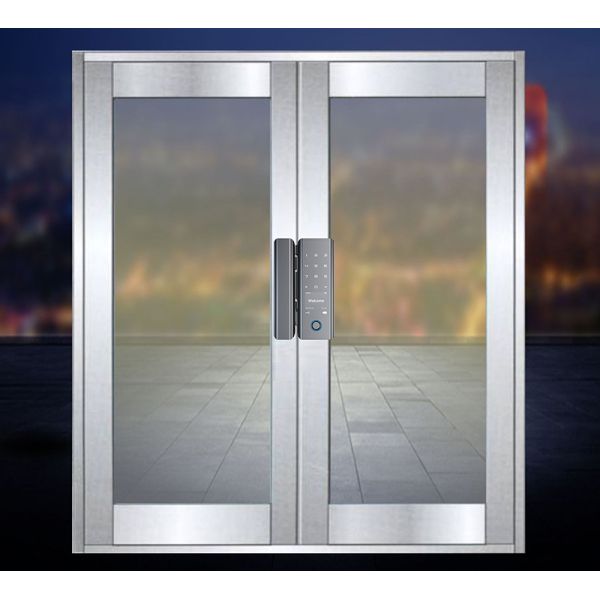 Tuya Smart Door Lock for Glass Doors with Easy Installation Fingerprint Unlock and APP Remote Control