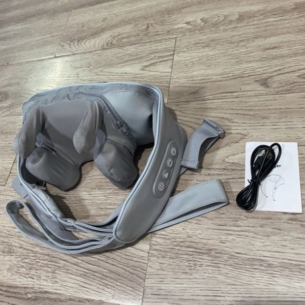 Electric Neck Massager Shiatsu Cervical Belt Shoulder U-Shape Tool for Safety Standard