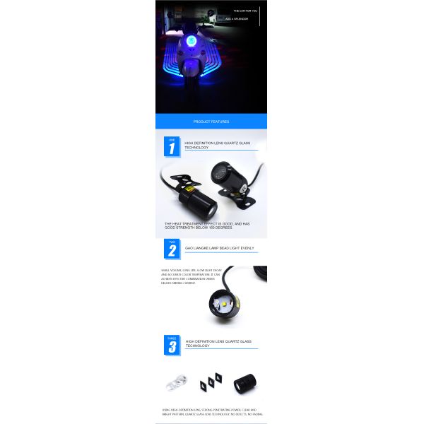 IPX4 Led Para Moto LED мотоциклетные фонари 3W 10000H Мотоциклетные задние фонари