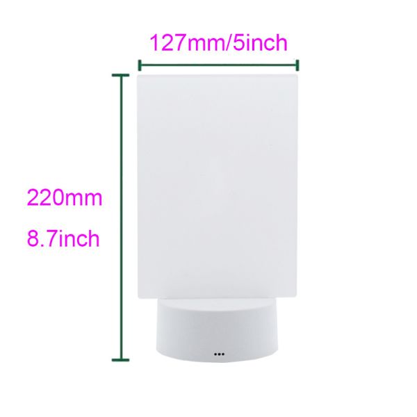 Sublimation Blank LED Acrylic Night Light Photo Frame Ornament For Home Office