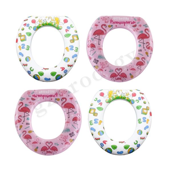 Cute Cartoon Washable Potty Training Seat Platic Baby Potties