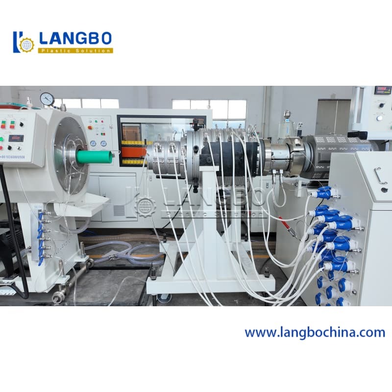UPVC Pipe Extrusion Machine 16-630mm with Conical Twin Screw and Uniform Cooling System for PVC Pipe production machine