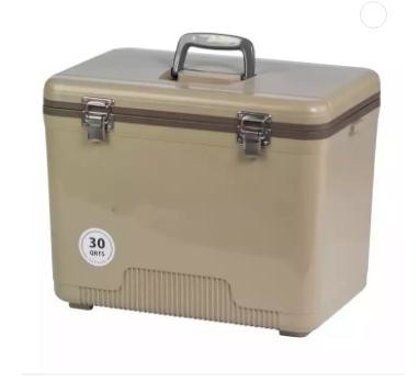 Custom 30L Plastic Camping Use Cooler Box Transport Cooler Insulated Portable Ice Chest Coolers For Injection Molding