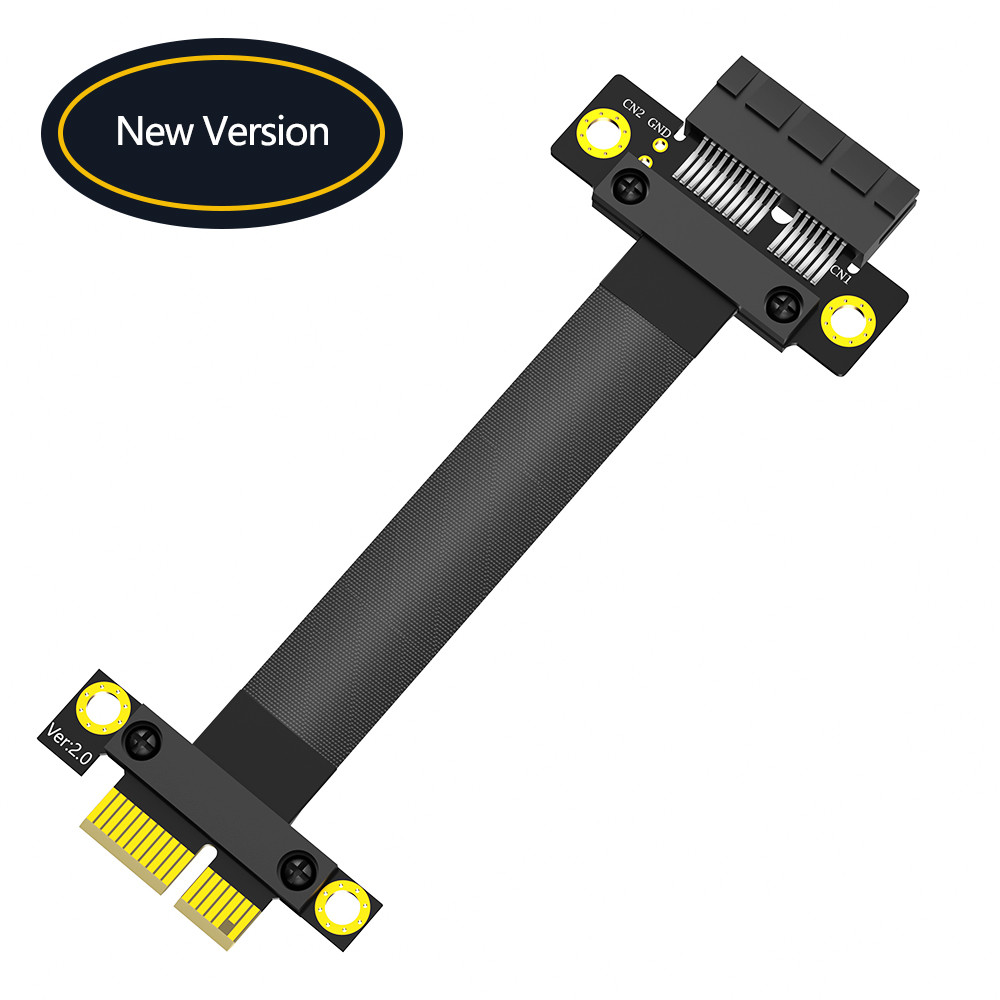 PCI Express 3.0 1x para PCI-E x1 Riser Adaptor Flexible Extension PCI-E Riser Cable Express 1X Высокая скорость
