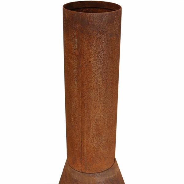 Decorative Corten Steel Garden Treasure Fire Pits Custom Size