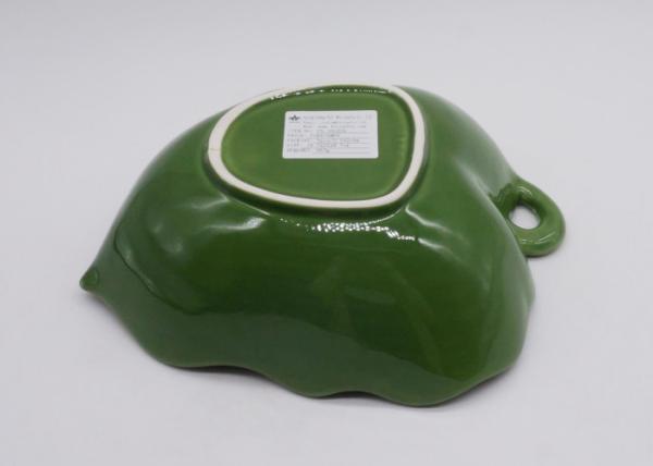 Ceramic Green Cabbage Vegetable Shape Platter Earthenware Material Dinner Tableware Plates