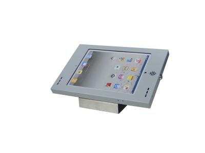 Clôture rocailleuse fixée au mur de kiosque d'Ipad en métal avec la parenthèse noire mince pour Ipad 2/3/4/AIR