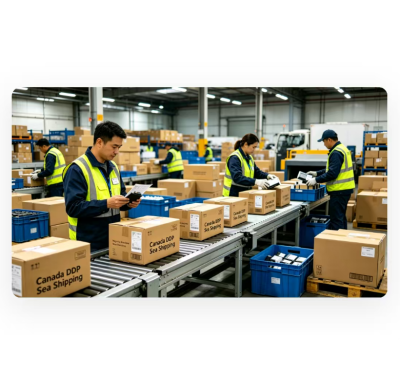 Reliable Canada DDP Sea Shipping With Truck / Local Courier Door Delivery