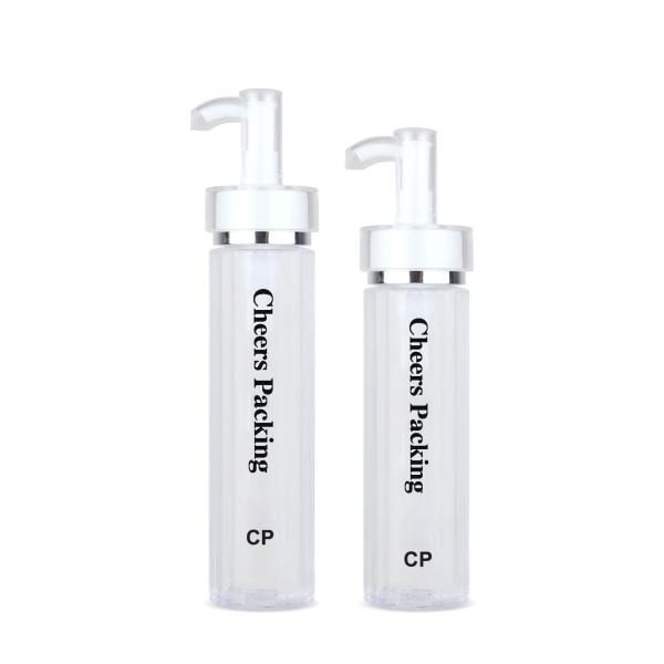 140ML PET Cosmetic Bottles For Lotion , Essential Oil With Pump Wholesale PET Cosmetic Bottles