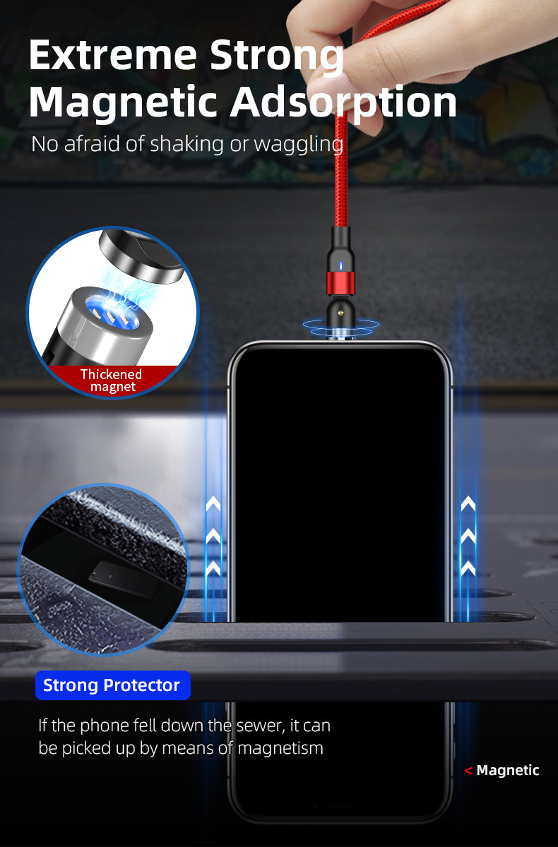 Магнитный кабель заряжателя USB