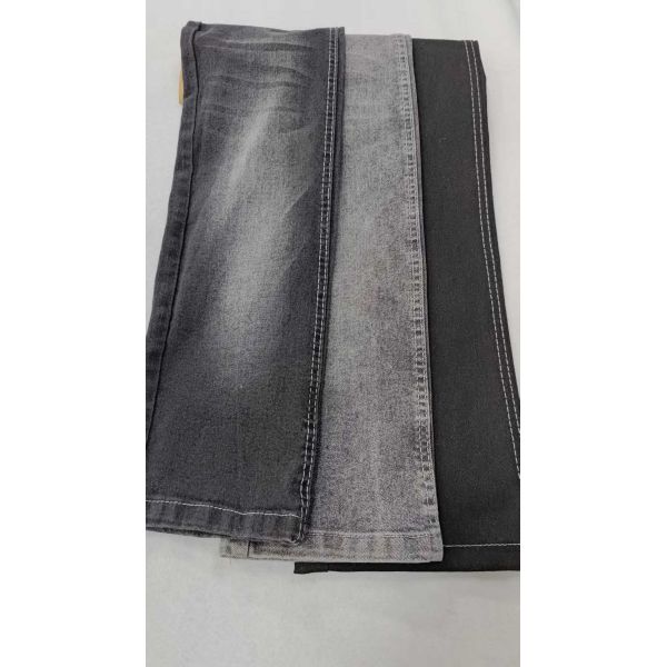 Heavy weight 11oz Black/Black with full width 180cm 7*16/70 Denim fabric JSD3320A for men jeans