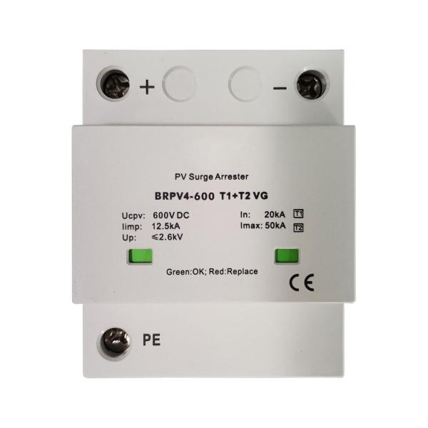 BRPV3-1000 T1 50ka DC 1000V 12.5ka pv surge arrester  solar surge protection device Photovoltaic SPDs solar voltage suppression