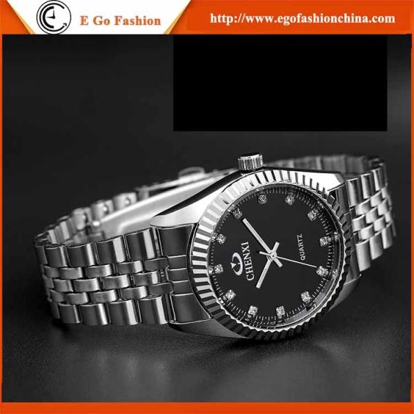 004A Couple Watch Pair Watches Man Woman Watch Ladies Watches Stainless Steel Watch New
