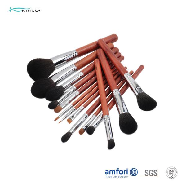 14pcs Natural Hair ISO9001 Cosmetic Brush Set