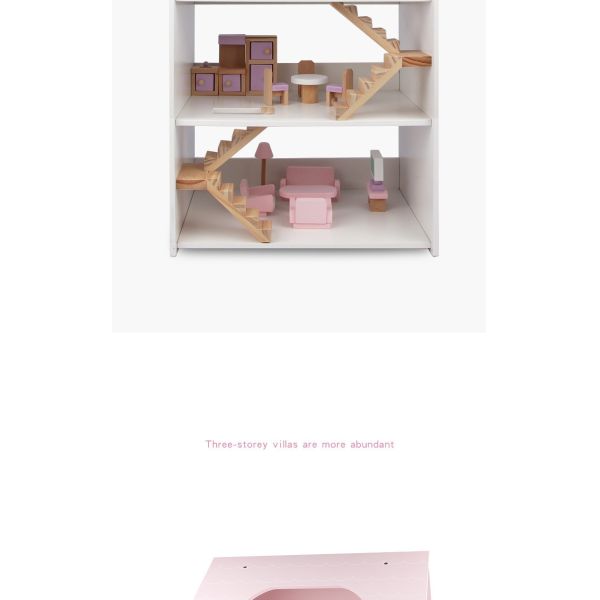 Водный покрывая мини деревянный дом симуляции для детей