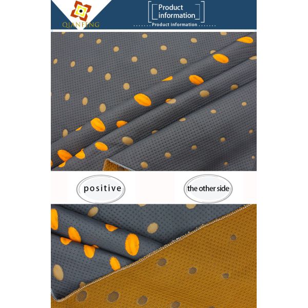 Vortex spinning technology home textile fabric yarn dyed jacquard knitted mattress fabric