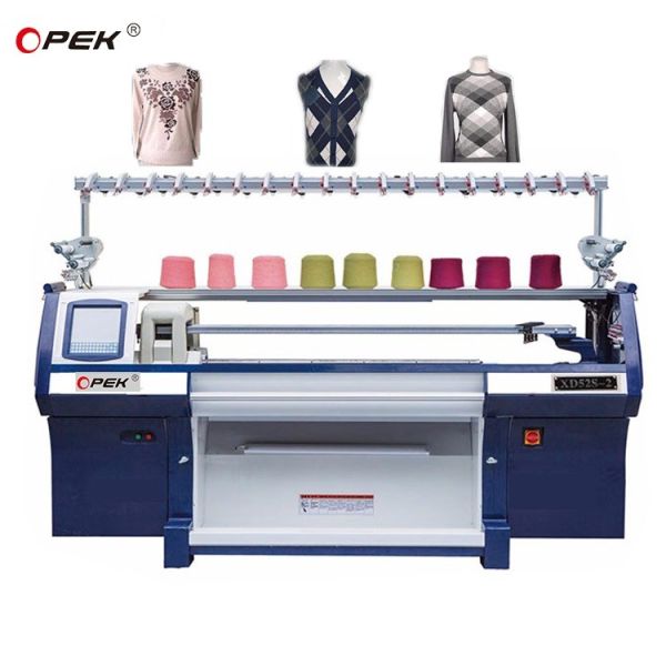 Fully Jacquard Single Carriage Three System Fully Automatic Flat Knitting Technology
